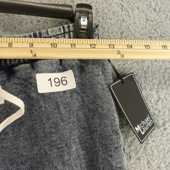 Michael Lauren Gray Jonas Jogger Pants cotton with knee slits Size XS NWT - Picture 4 of 8